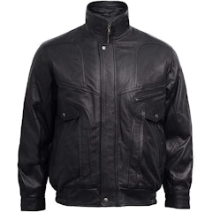 Leather Bomber Jacket