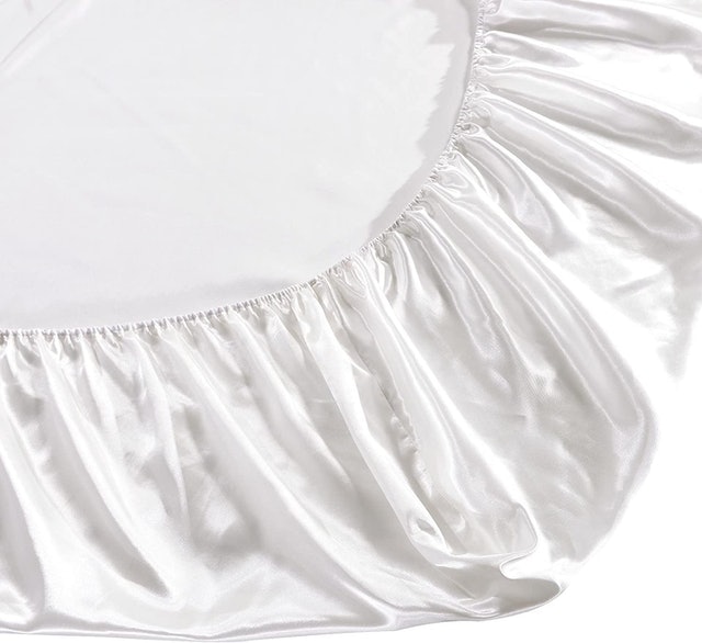 Deep Pocket Satin Silk Bed Sheet 2