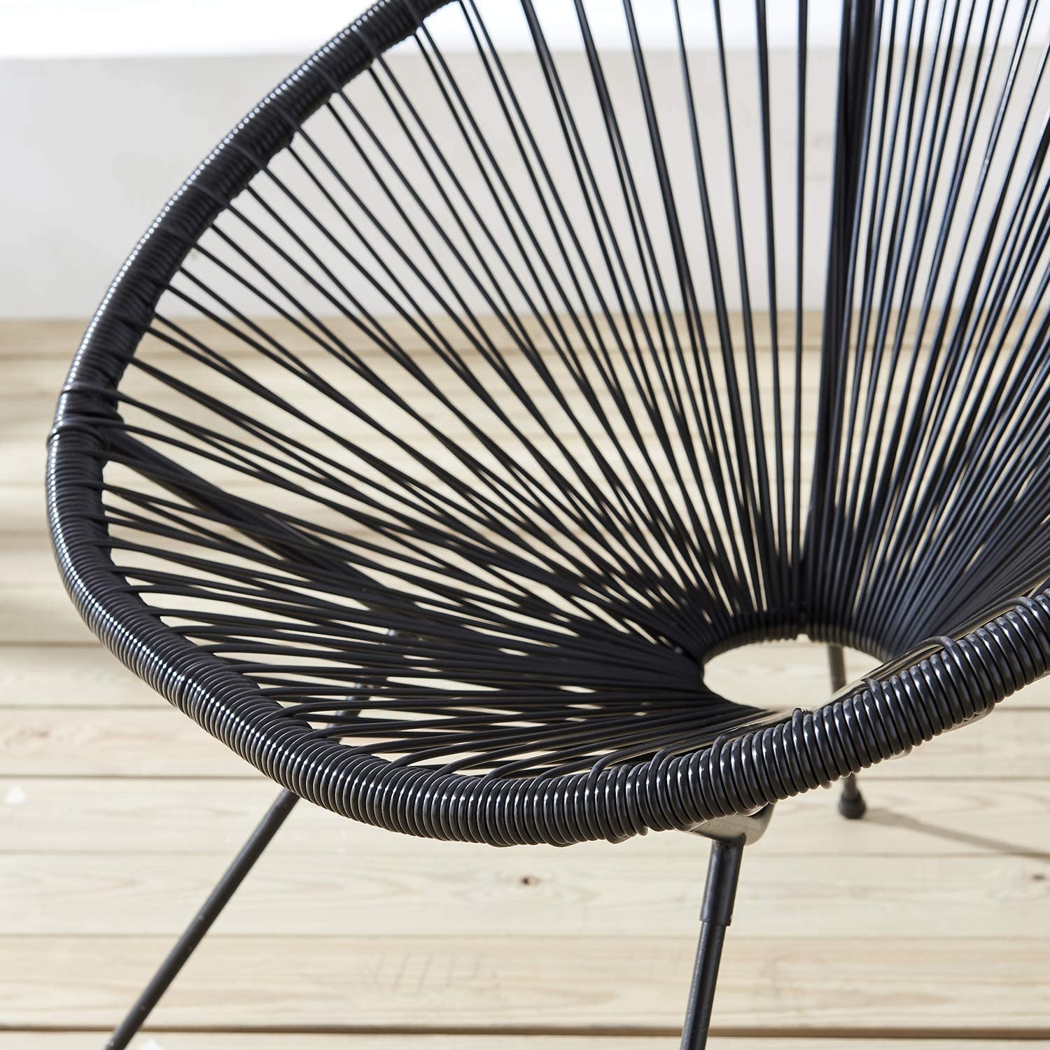 Konya 2 Seater String Rattan Bistro Table and Chairs Se 2