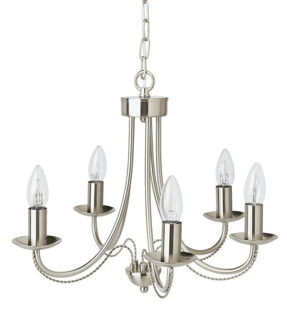 Twirl 5-Light Twist Chandelier 1