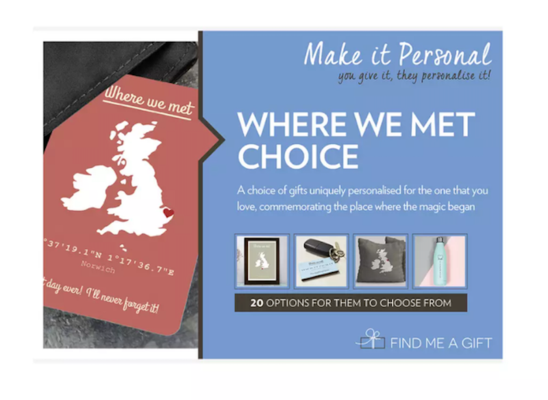 Personalised Where We Met Gift 1