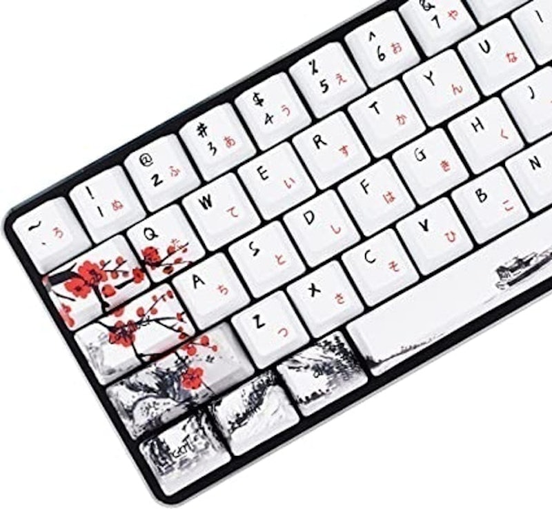 Plum Blossom Keycaps 1