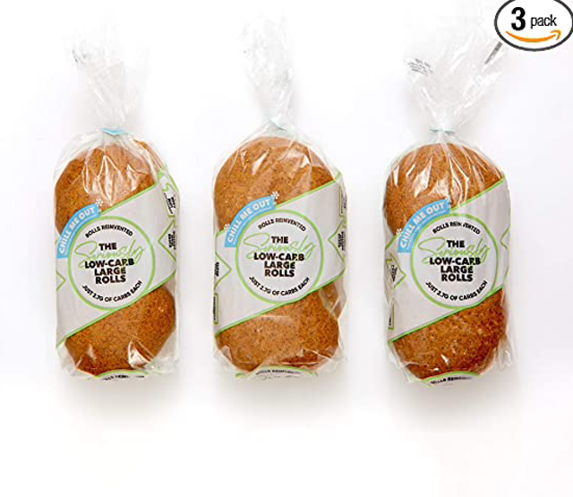 Seriously Low Carb Large Bread Rolls 1