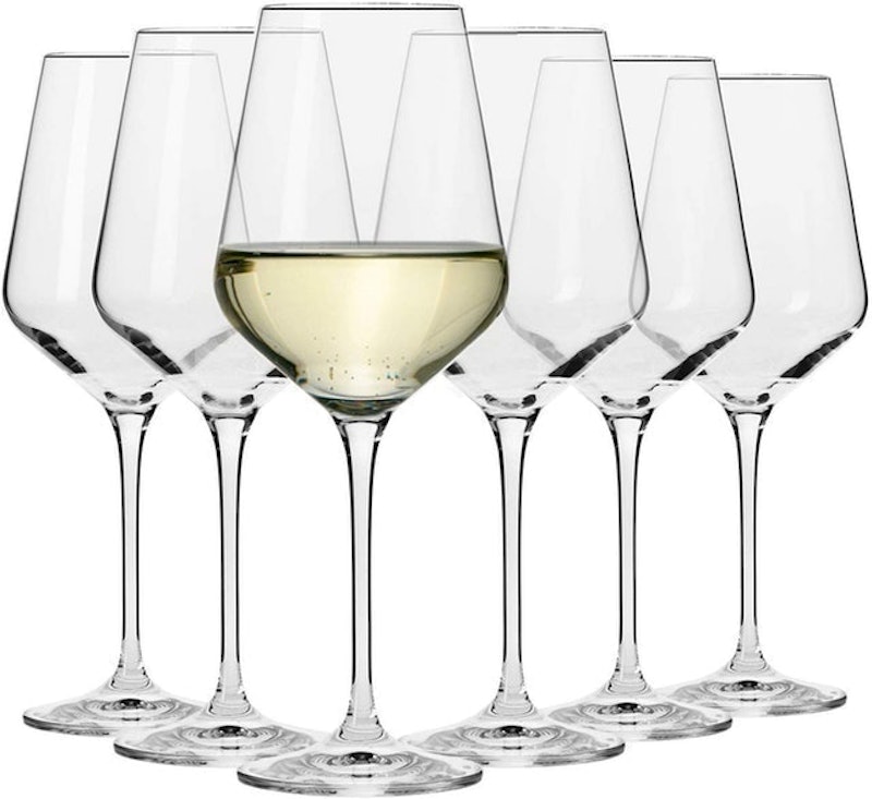 Large White Wine Glasses 1