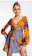 ASOS DESIGN Satin Tie Front Blouson Sleeve Mini Dress 1