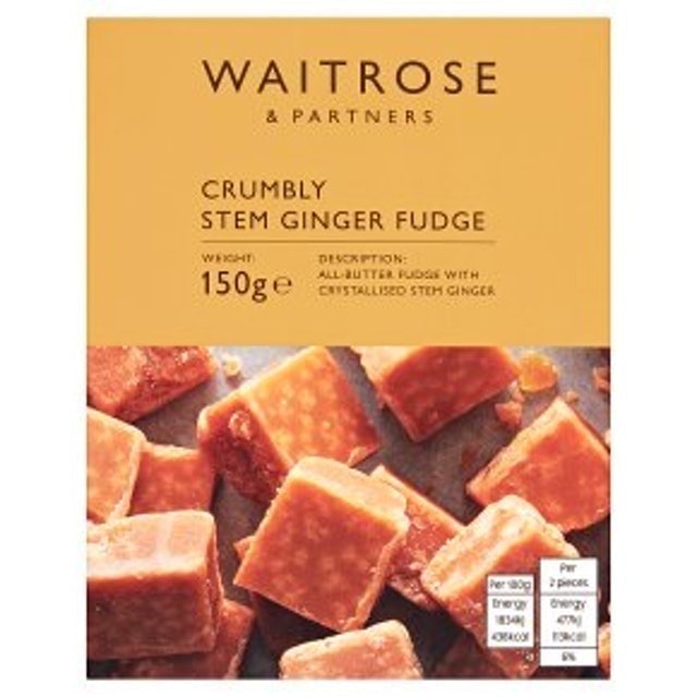 Stem Ginger Crumbly Fudge 1