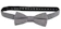 Larking Grey Cotton Bow Tie 1
