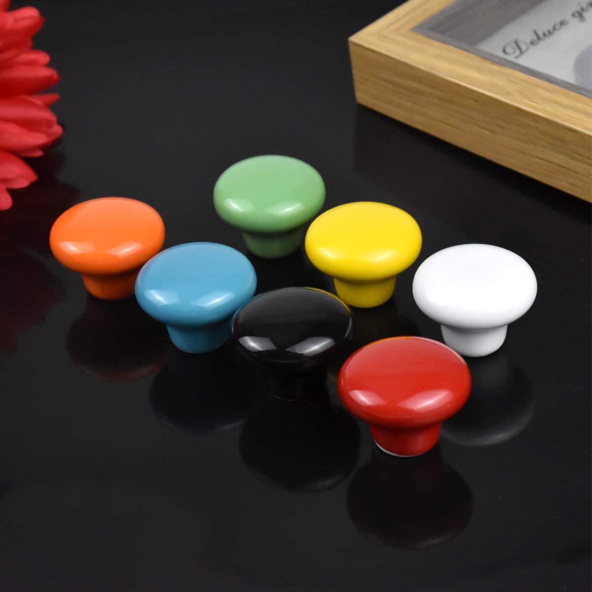 Colourful Ceramic Drawer Pull Handle 1