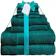 Midland Bedding 8-Piece Cotton Towel Bale 1
