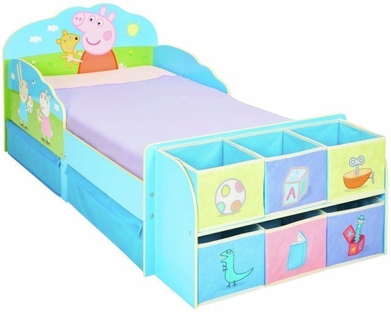 Peppa Pig Toddler Bed Cube & Mattress 1