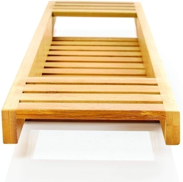 100% Natural Bamboo Bath Caddy 3