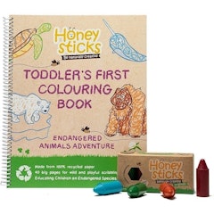 Toddler's First Colouring Book: Endangered Animals Adventure