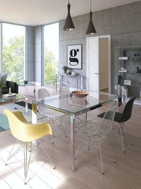 Tropez 6 Seater Glass Top Table 3