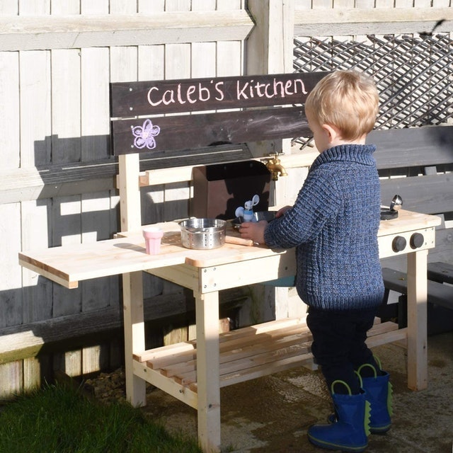 Mud Kitchen With Working Tap 3