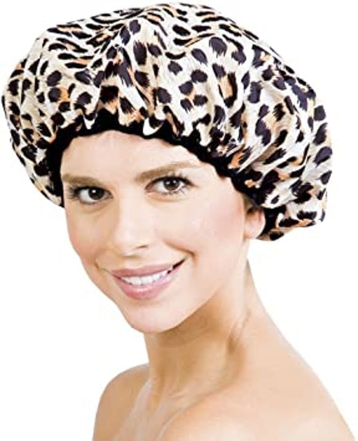 Terry Lined Shower Cap 2