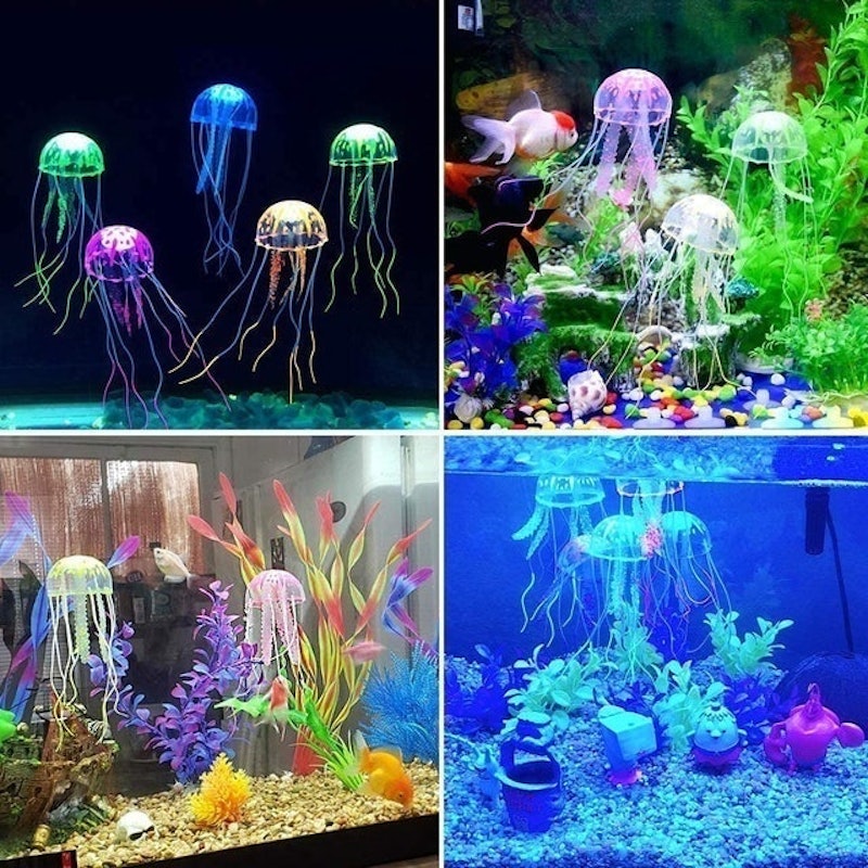 Six Glowing Jellyfish Ornaments 2