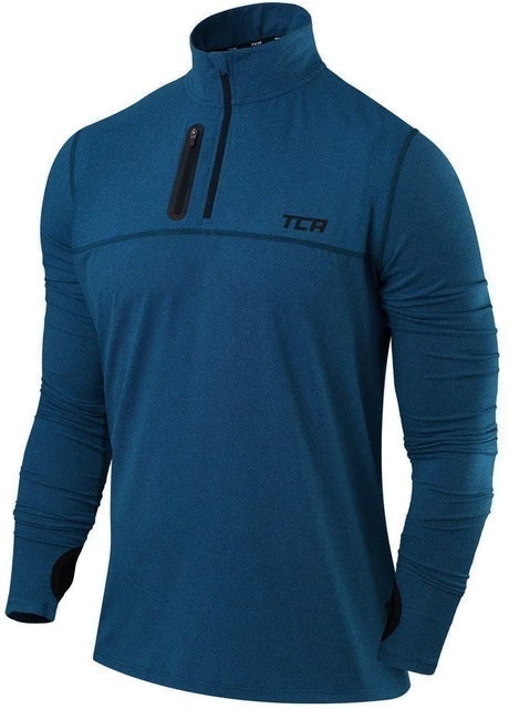 Men's Fusion Pro QuickDry Long Sleeve Half-Zip Running Top 2