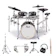 Pearl e/MERGE Hybrid Electric Drum Kit 1