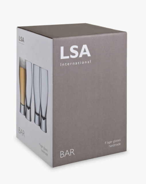 Bar Collection Beer Glasses Box of 4 2