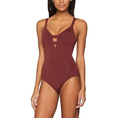 Women's Active Deep V Maillot Swimsuit