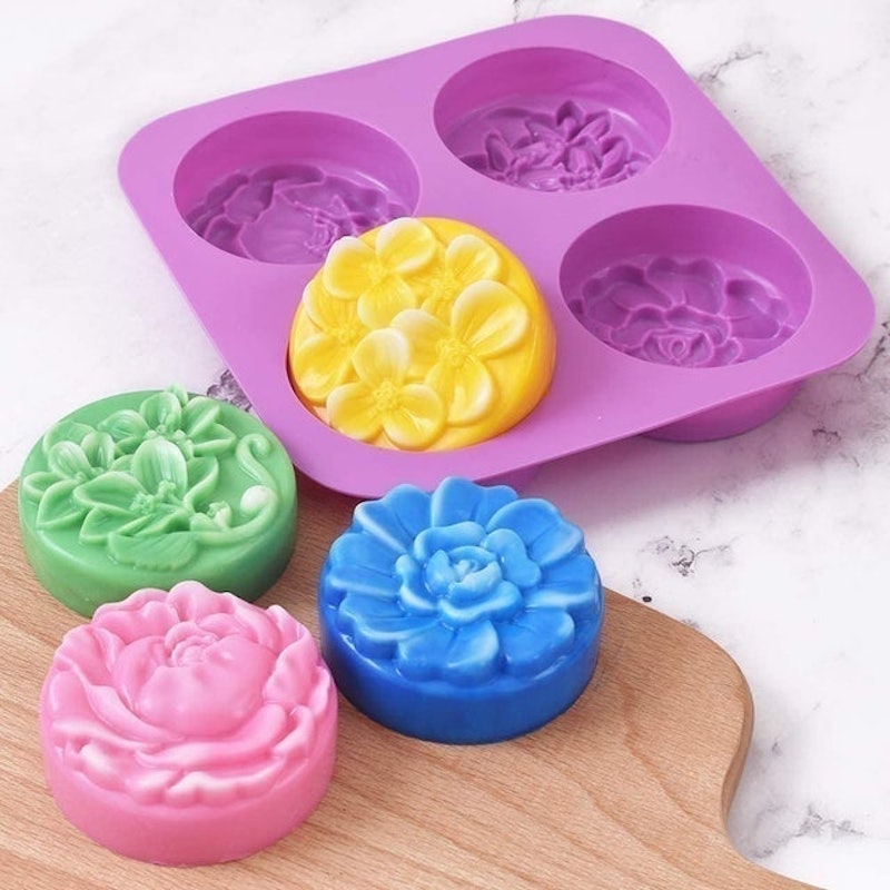 Flower Silicone Soap Moulds 4