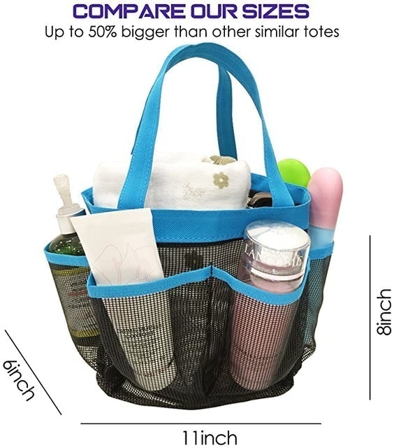 2-Pack Portable Mesh Shower Caddies 2