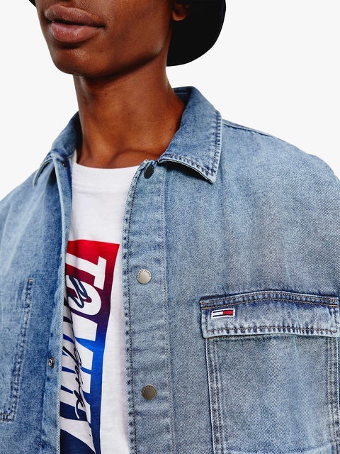 Organic Cotton Denim Overshirt 2