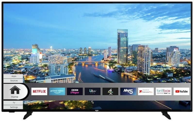 55 Inch Smart 4K UHD HDR LED Freeview TV 1