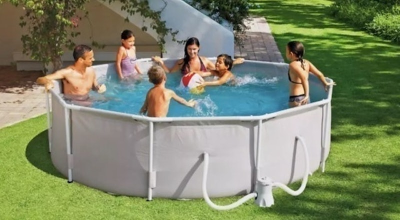 Summer Waves 10ft Round Frame Family Pool 1