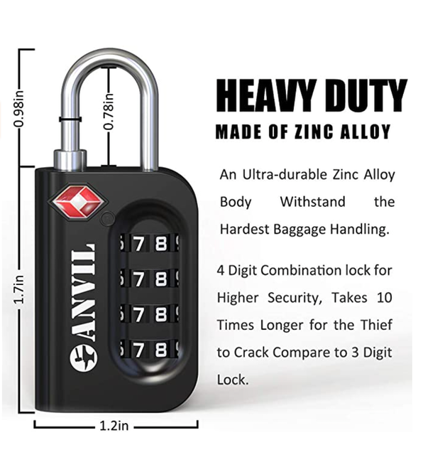 4-Digit Combination Padlocks 2