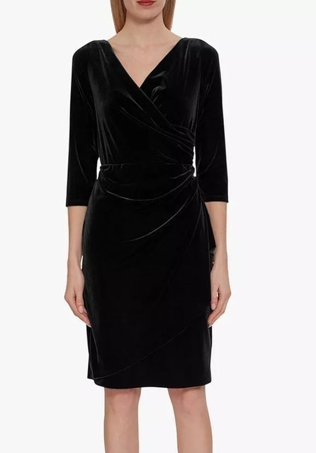 Letty Velvet Wrap Dress 1