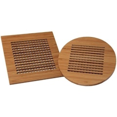 Set of 2 Bamboo Trivets