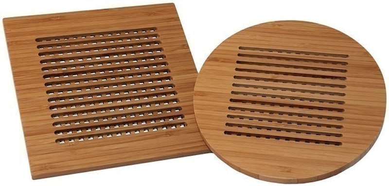 Set of 2 Bamboo Trivets 1