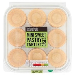 18 Mini Sweet Pastry Tartlet Cases