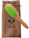 Pet Wiz Double Sided Bamboo Dog Brush With Silicone Massager 1