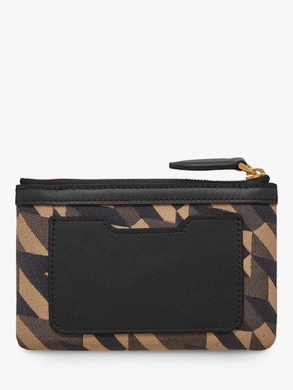 ECONYL Leather Zip Pouch 2