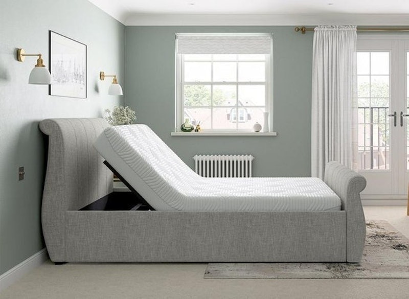Lucia Sleepmotion Adjustable Upholstered Bed Frame 1