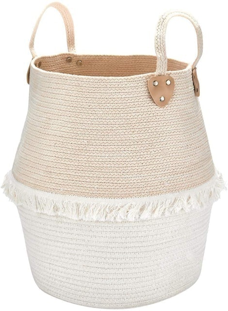 Woven Laundry Basket 1