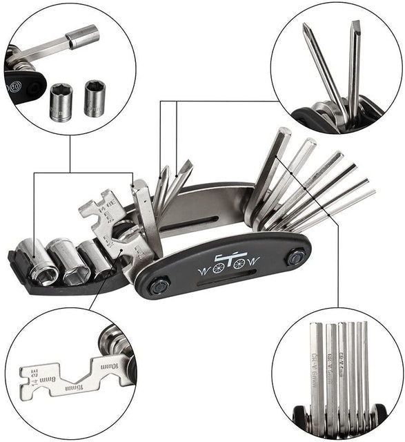 16-in-1 Multi-Function Bike Bicycle Repair Tool Kit 2