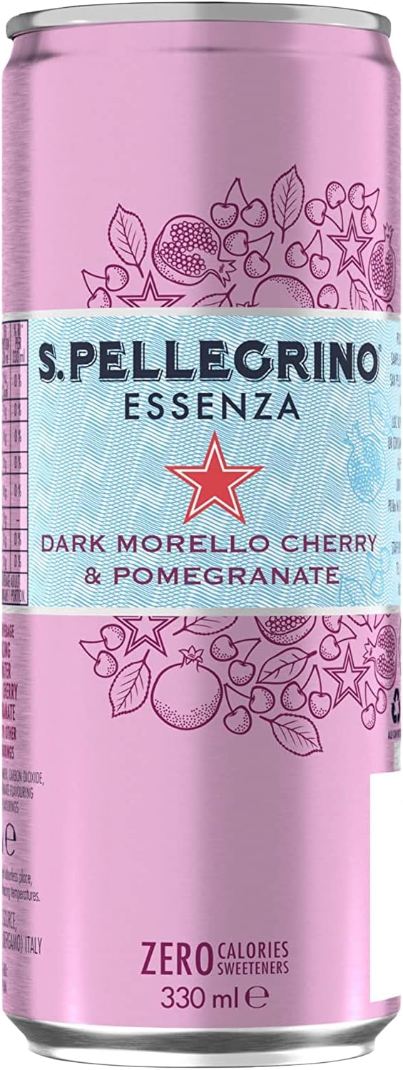Essenza Sparkling Water Cherry & Pomegranate 1