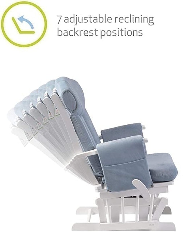 Chatsworth Nursing Glider and Footstool 2