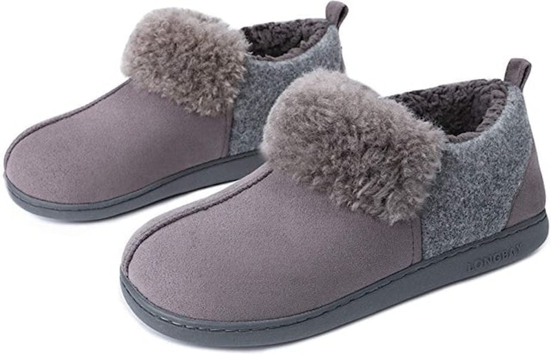 Micro Suede Memory Foam Slippers 1