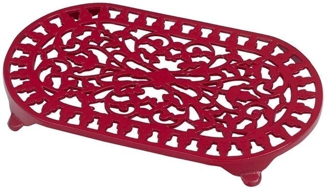 Traditional Cast Iron Oval Trivet 1