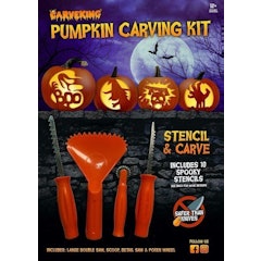 Stencil & Carve Pumpkin Carving Kit