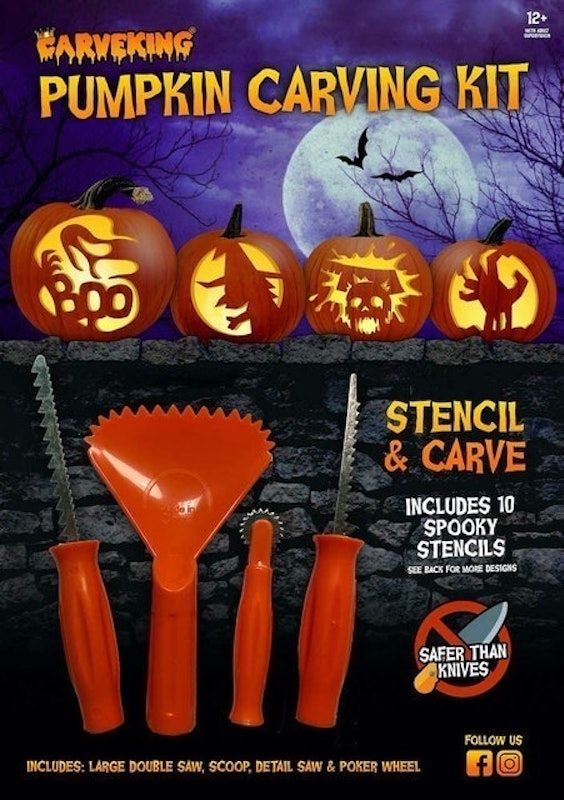 Stencil & Carve Pumpkin Carving Kit 1