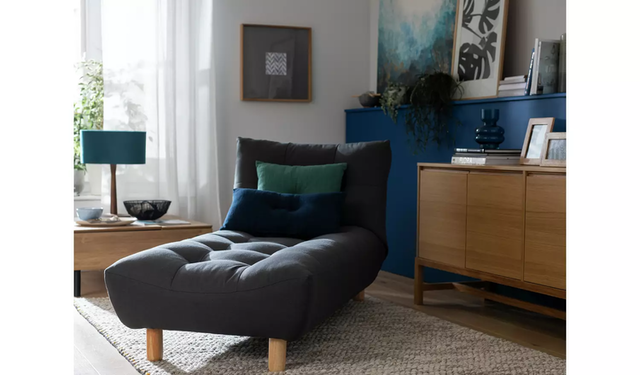 Kota Fabric Chaise Sofa 3