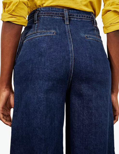 Wide Leg Denim Culottes 3