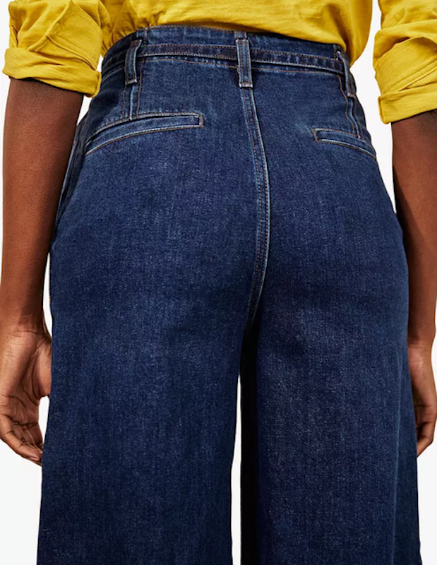 Wide Leg Denim Culottes 3