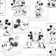 Disney Mickey & Minnie Sketch Wallpaper 1