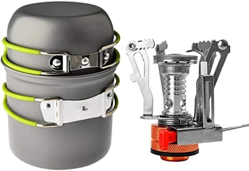 Camping Stove and Pan 1